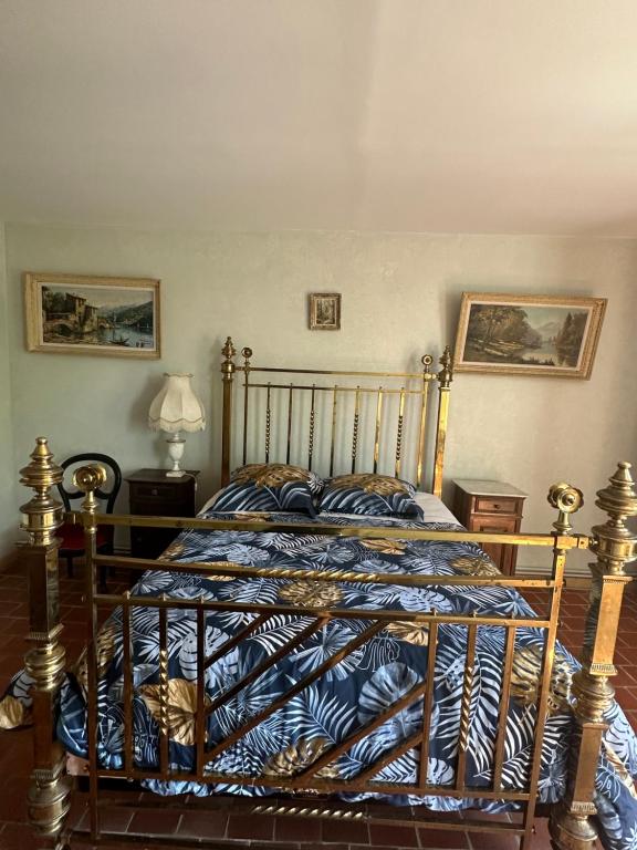 Postel nebo postele na pokoji v ubytování Le Temps d'un Rêve