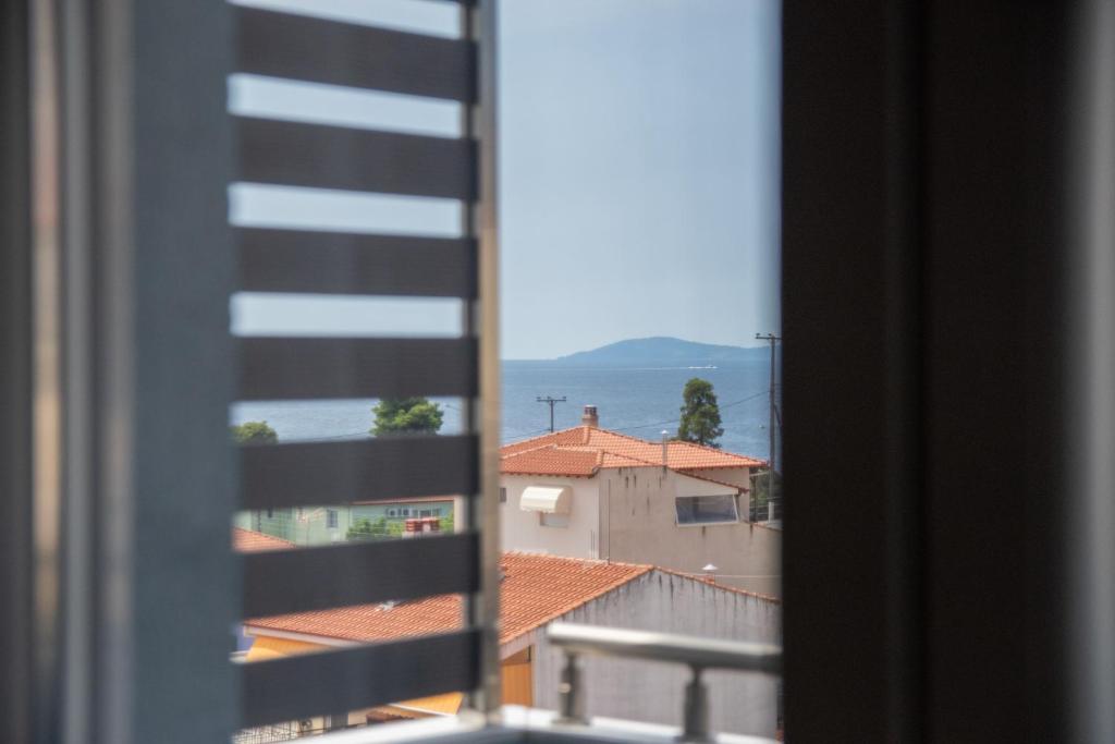 Widok na góry z tego aparthotelu