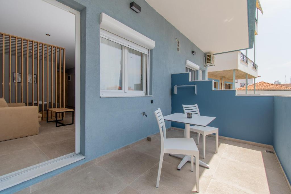 Balkon lub taras w obiekcie Unique Aura Luxury Studios