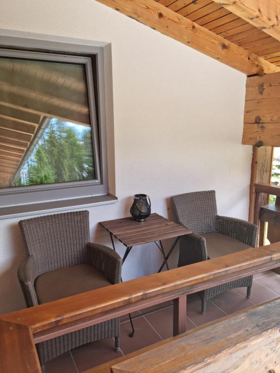 Posezení v ubytování Haus Huber