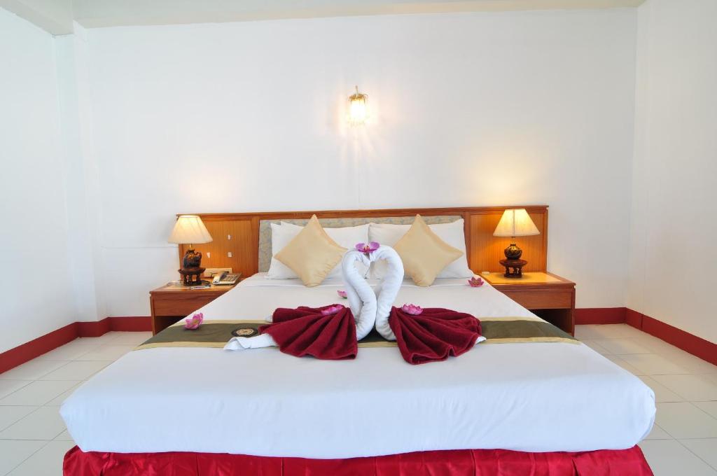 Postel nebo postele na pokoji v ubytování Top North Hotel