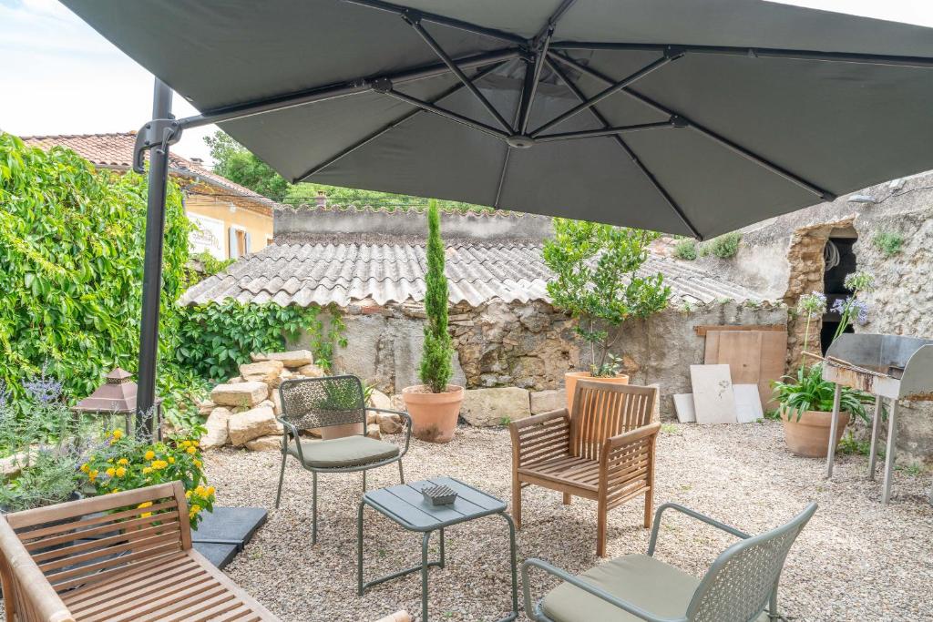 Zahrada ubytování La maison d'à côté