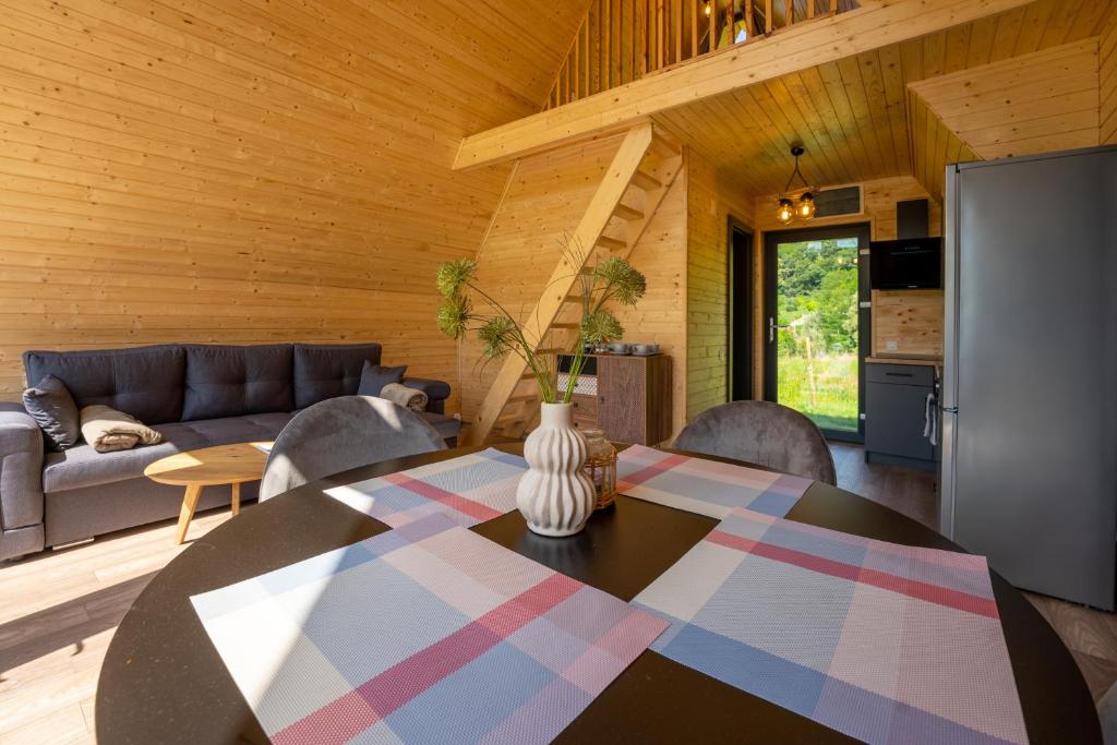 Posezení v ubytování Ungefug A-Frame Sighisoara