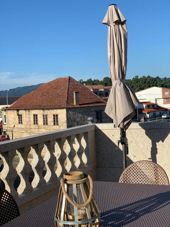 Balkón alebo terasa v ubytovaní "SANXENXO HOLIDAYS" ATICO CON GARAJE, BARBACOA y PISCINA A 5 MIN DEL CENTRO