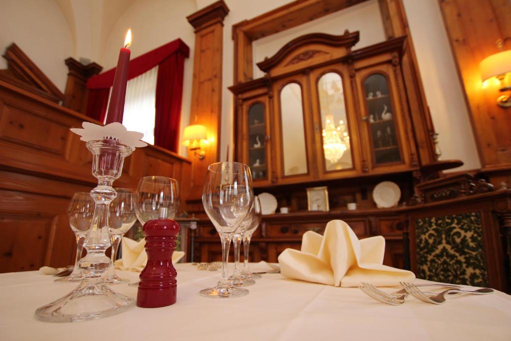 Nápoje v ubytování Hotel Schweizerhof Sta Maria