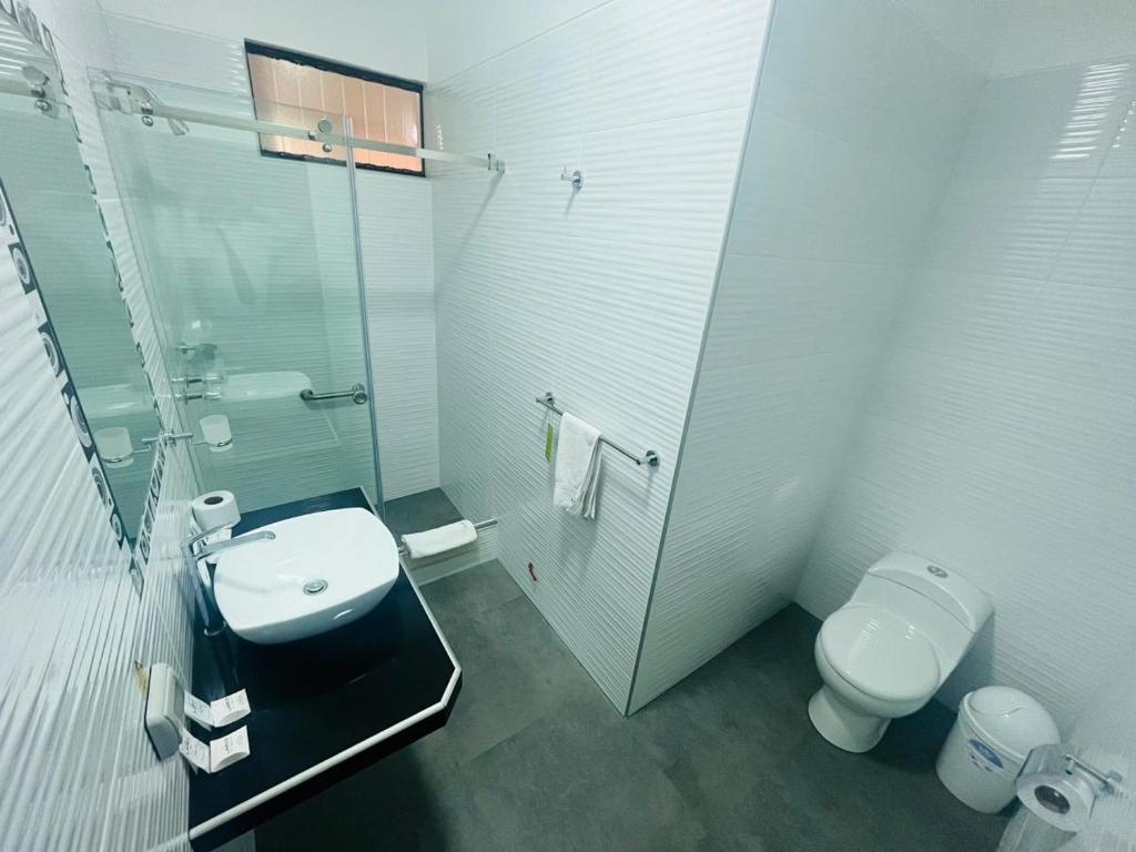 Koupelna v ubytování Suites Larco 656 Miraflores Lima