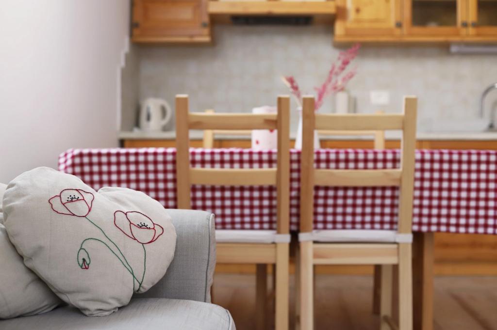 Posezení v ubytování Apartments pr' Špeli