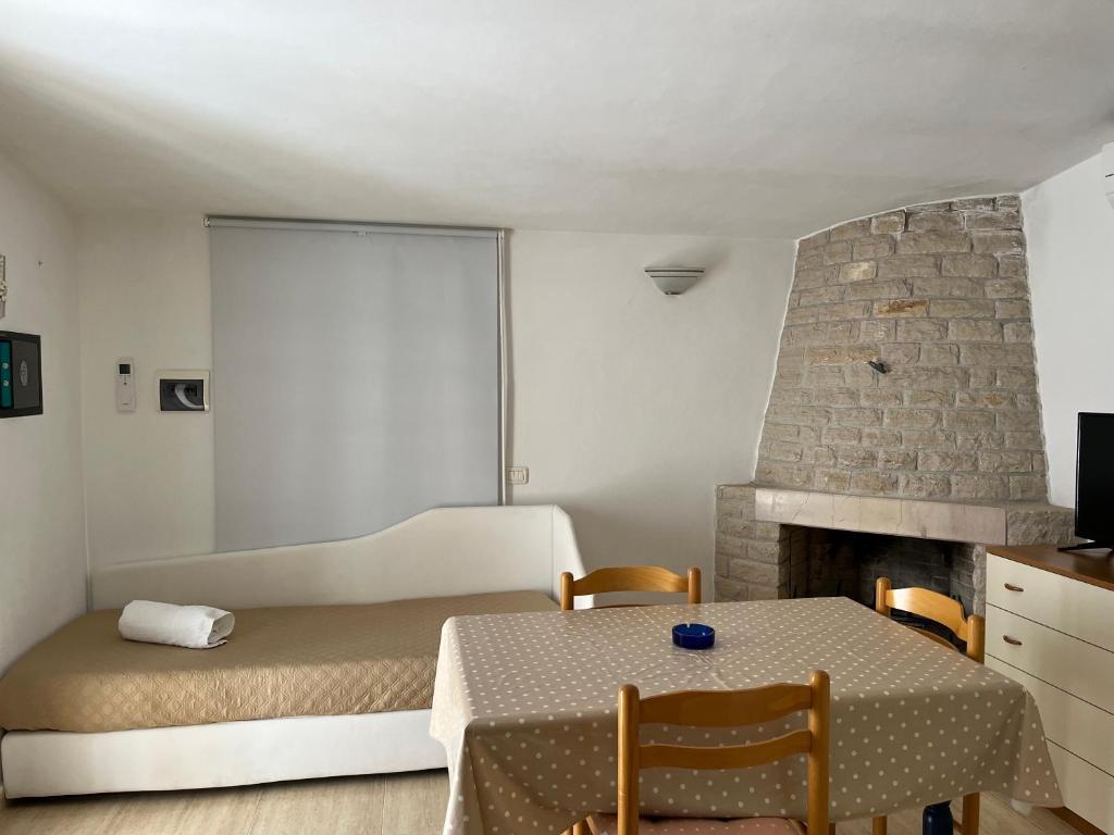 Televízia a/alebo spoločenská miestnosť v ubytovaní Viestemare Resort & SPA