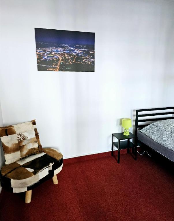 Postel nebo postele na pokoji v ubytování Noclegi Wałbrzych Centrum