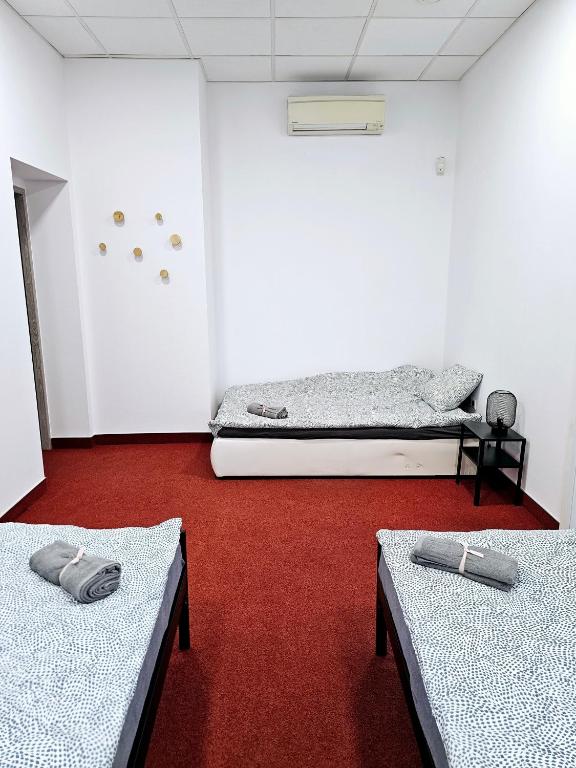 Postel nebo postele na pokoji v ubytování Noclegi Wałbrzych Centrum