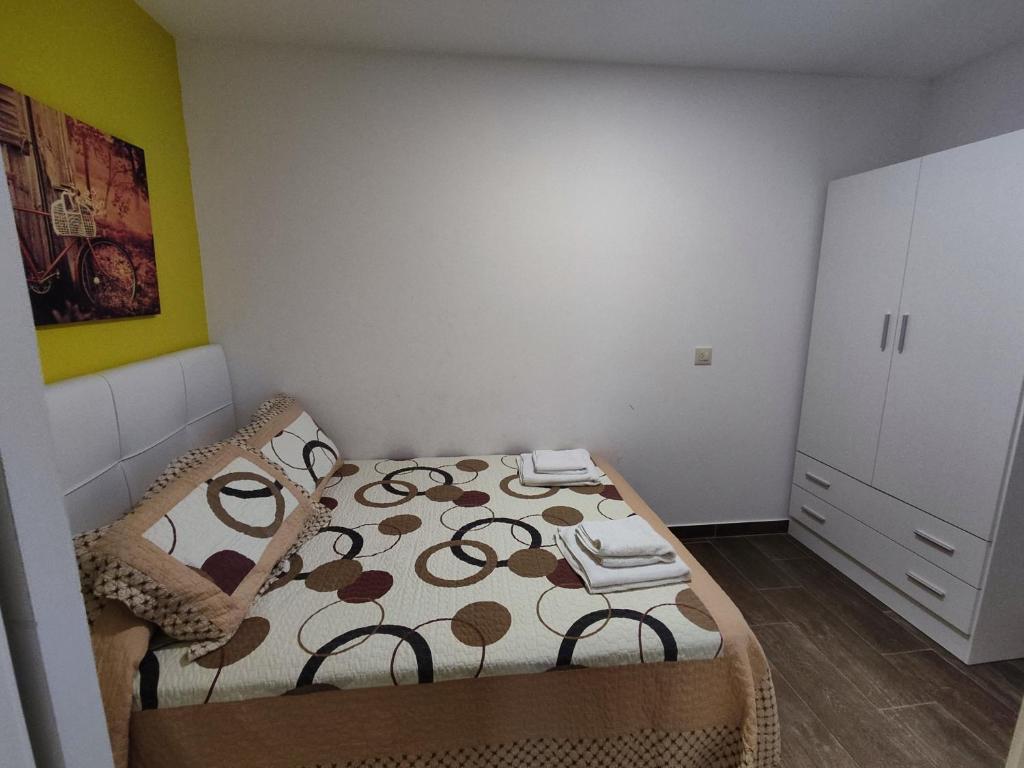 Posteľ alebo postele v izbe v ubytovaní RO Apartamentos Pampin Ponte Do Porto