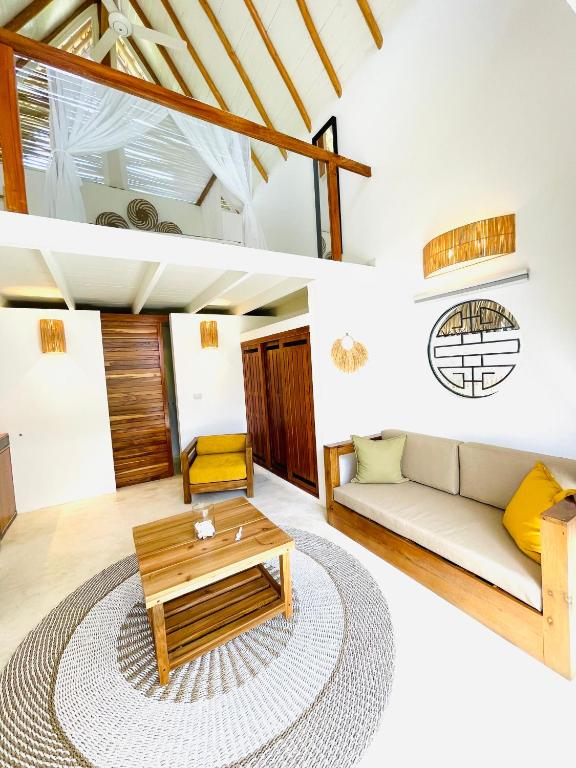 Posezení v ubytování Leeloo Boutique Hotel