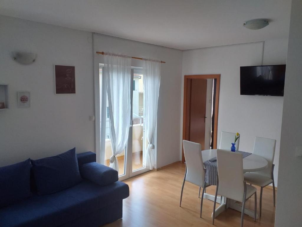 Posezení v ubytování Apartmani Riba