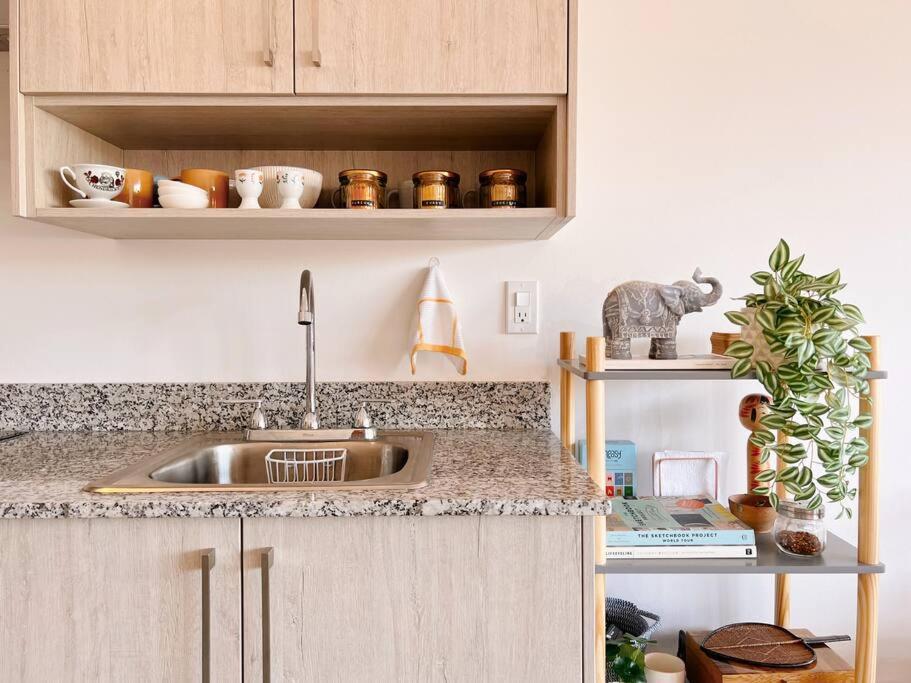 Kuchyň nebo kuchyňský kout v ubytování Maison Boheme - La Manzana Panama