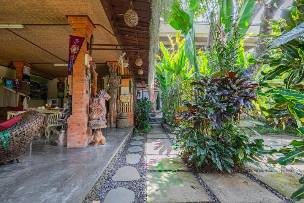 Zahrada ubytování Alam Pracetha Bali Ubud