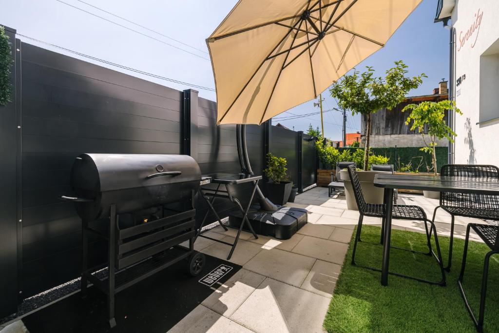 Patio alebo iná vonkajšia časť ubytovania Serenity