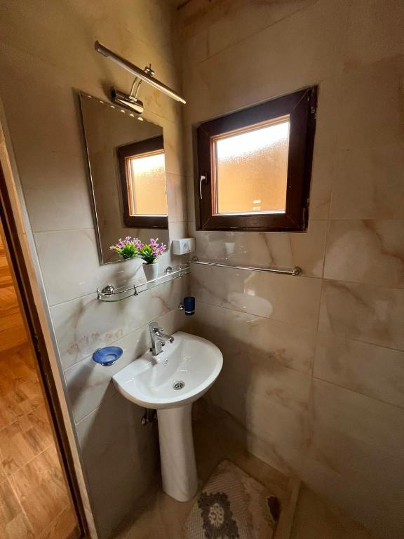 Koupelna v ubytování Lindi & Learti Apartments