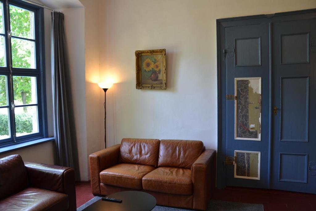 Posezení v ubytování Schloss Gröbitz