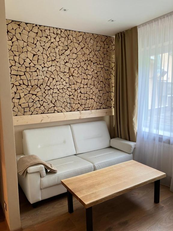 Posezení v ubytování Residence AlpenHeart