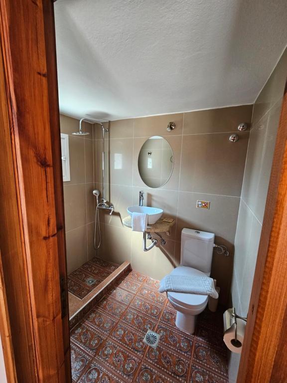 Koupelna v ubytování Corali rooms pelion