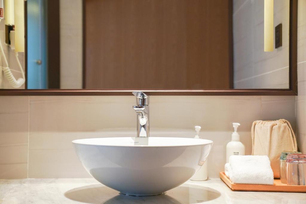 Koupelna v ubytování Jingju Hotel Shenzhen
