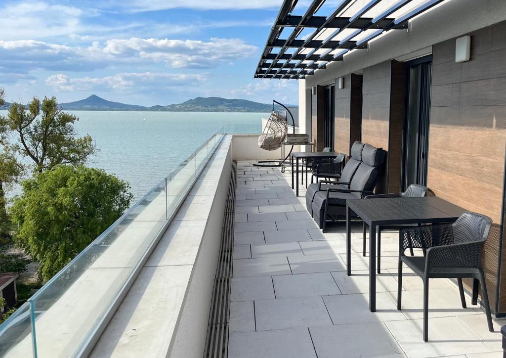 En balkong eller terrass på Top Design Apartment