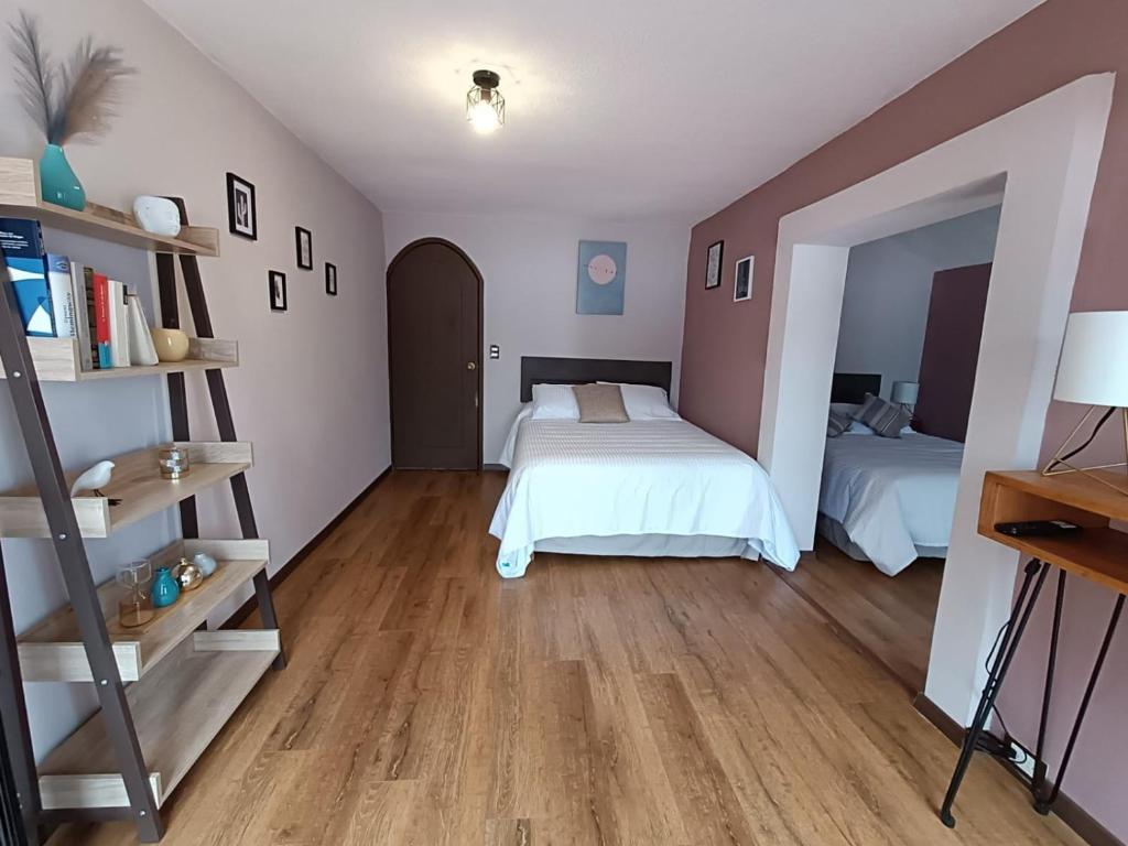 Postel nebo postele na pokoji v ubytování Mantra Glamping & Chalets