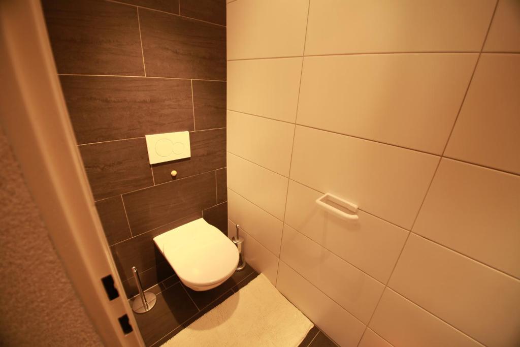 Koupelna v ubytování Ferienhaus Freizeit