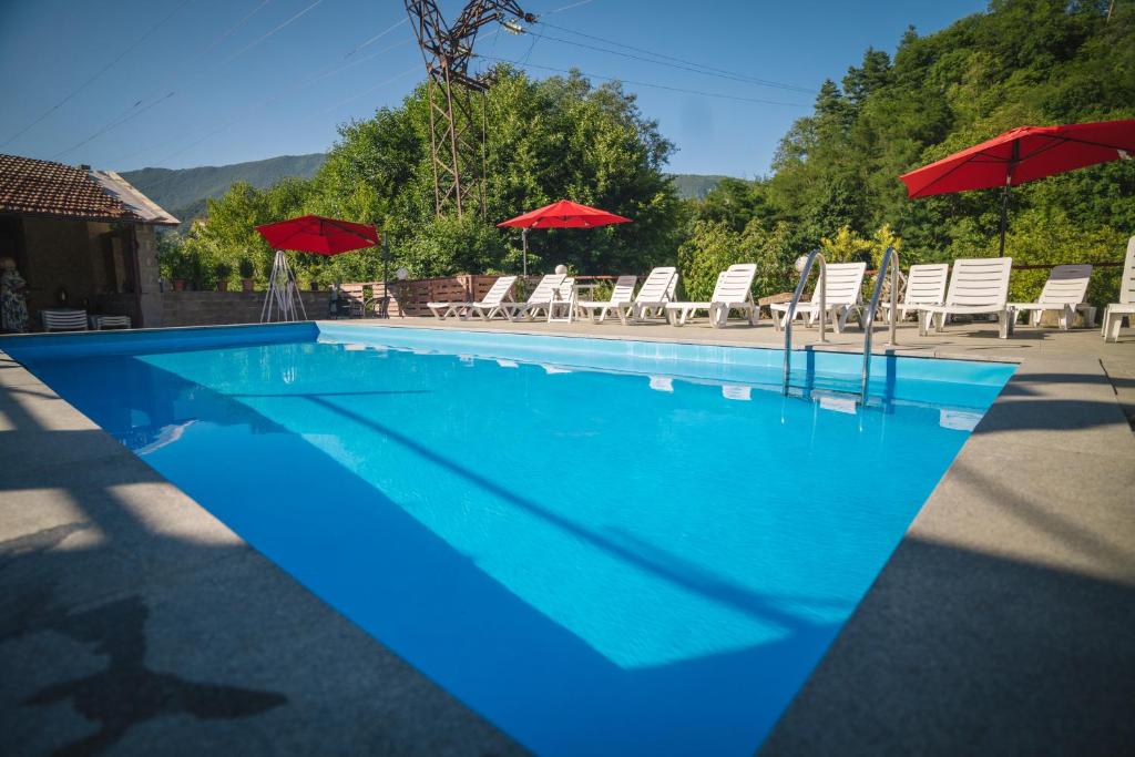 Bazén v ubytování Hotel Metekhara nebo v jeho okolí