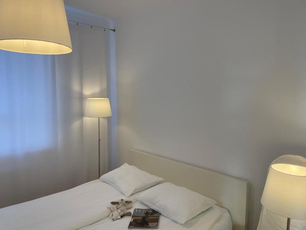 Postel nebo postele na pokoji v ubytování Apartament Przystań w Ustce - 120 m2 - 200 m od plaży Mickiewicza 2