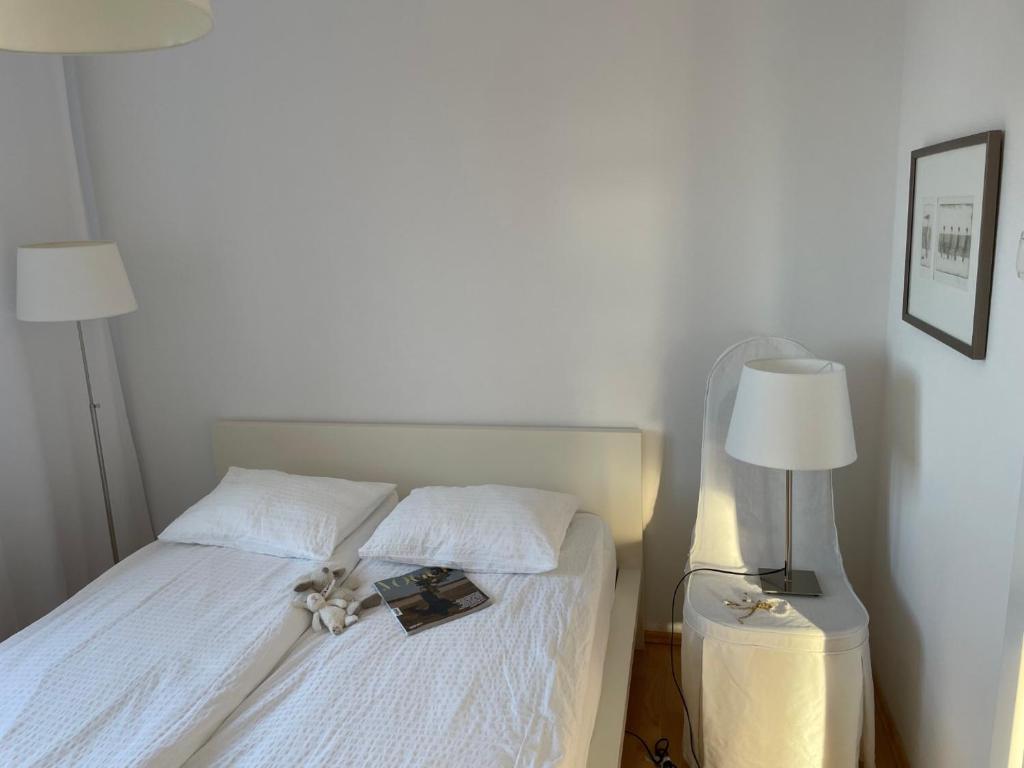 Postel nebo postele na pokoji v ubytování Apartament Przystań w Ustce - 120 m2 - 200 m od plaży Mickiewicza 2