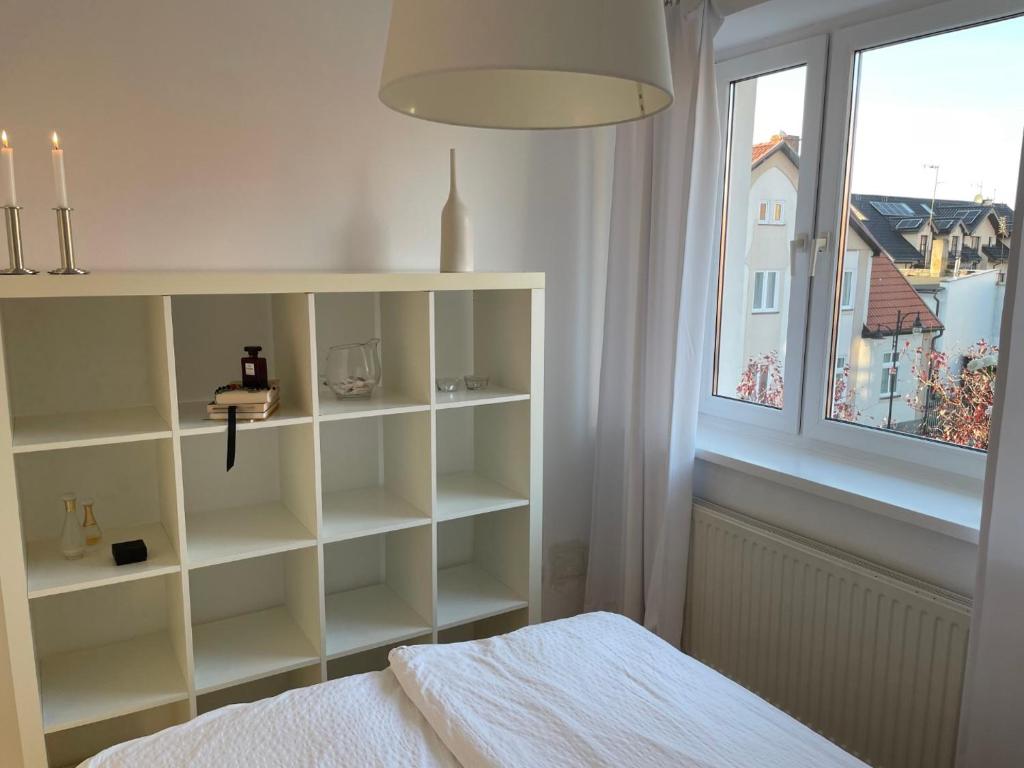 Postel nebo postele na pokoji v ubytování Apartament Przystań w Ustce - 120 m2 - 200 m od plaży Mickiewicza 2