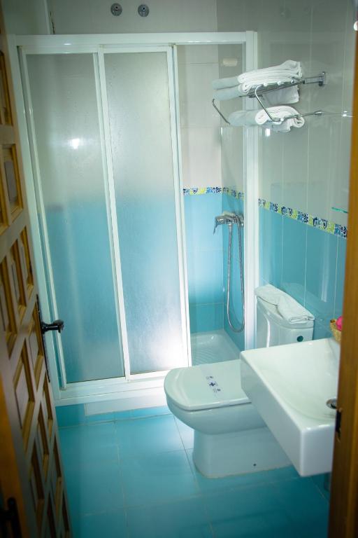 Kúpeľňa v ubytovaní Hostal Malia