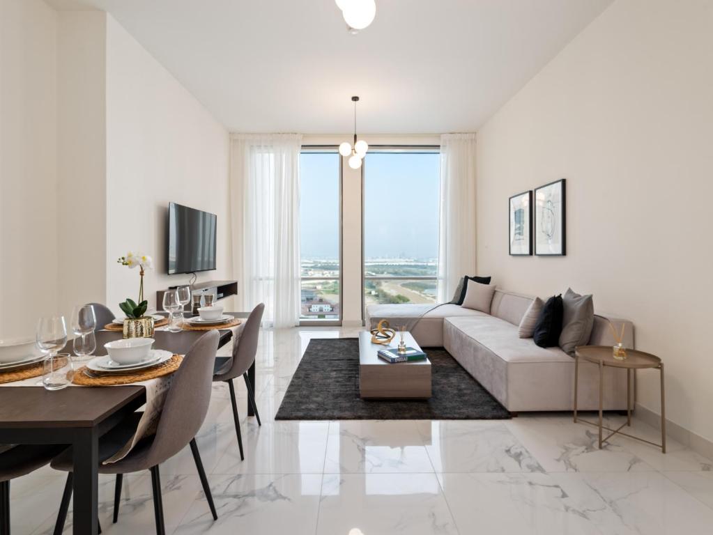 Modern Apartment With Partial Canal and Pool View