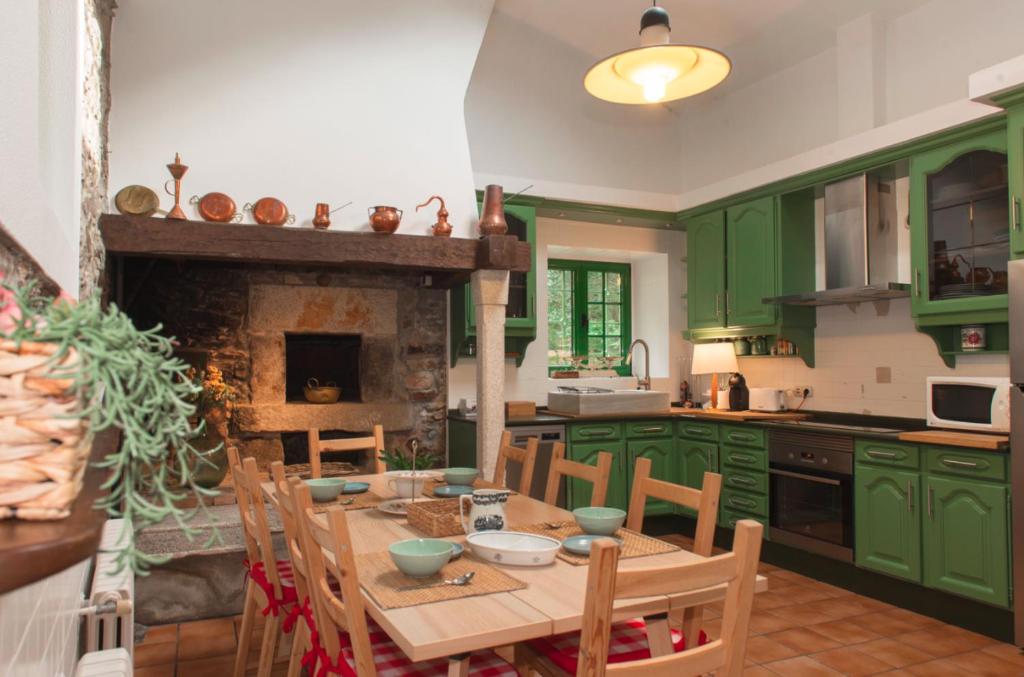 Kuchyň nebo kuchyňský kout v ubytování Molino verde