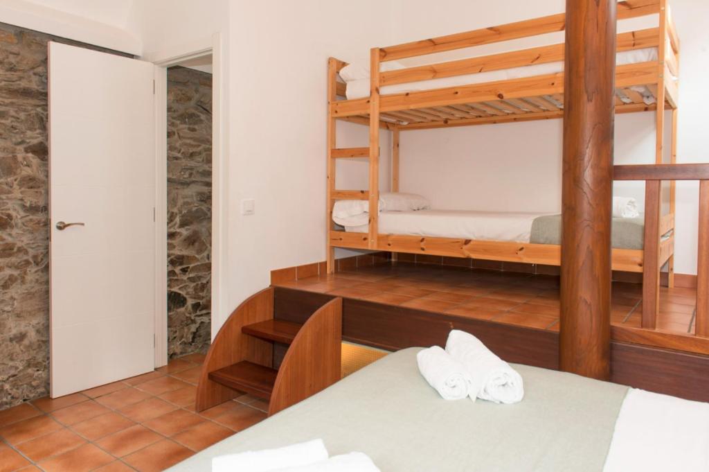 Postel nebo postele na pokoji v ubytování Molino verde