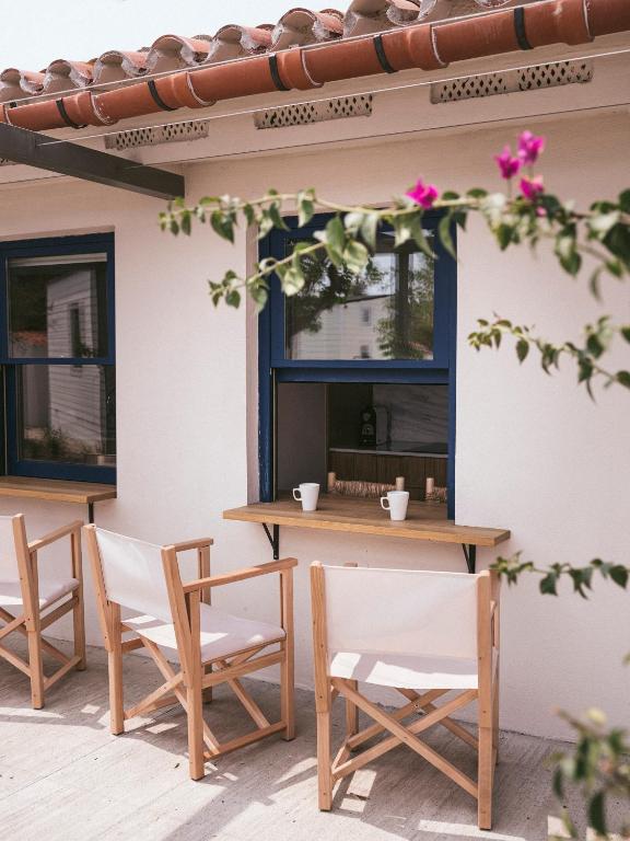 Balkón nebo terasa v ubytování wecamp Cadaqués