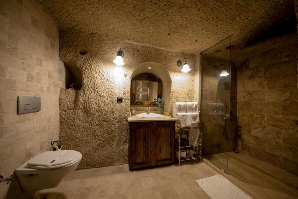 Koupelna v ubytování Shiraz Cave Cappadocia