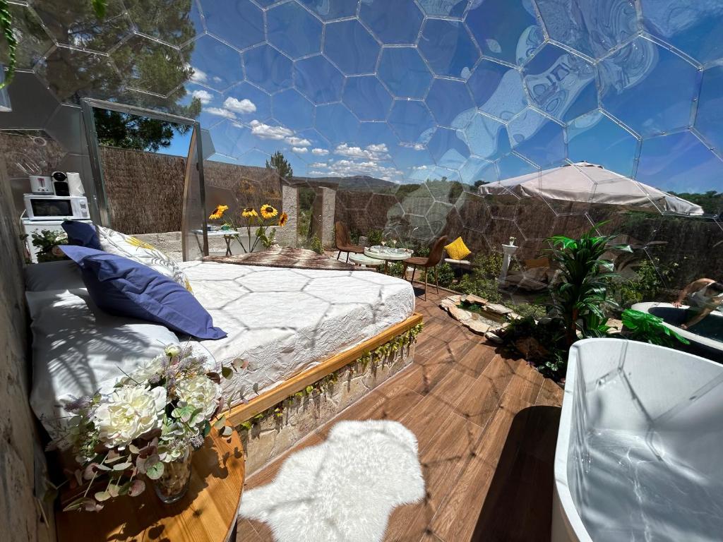 Balkón nebo terasa v ubytování SKD Casa Ocre Suite Garnacha