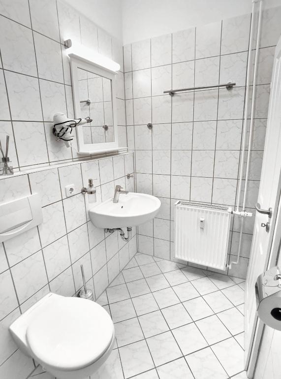 Koupelna v ubytování Ferienwohnung La Finesse