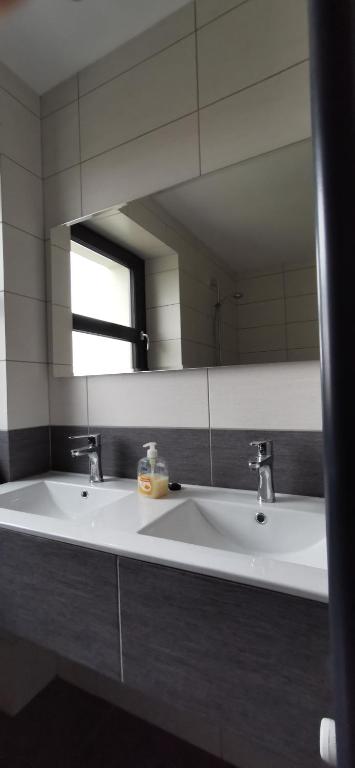 Koupelna v ubytování Apartmány Pavlík