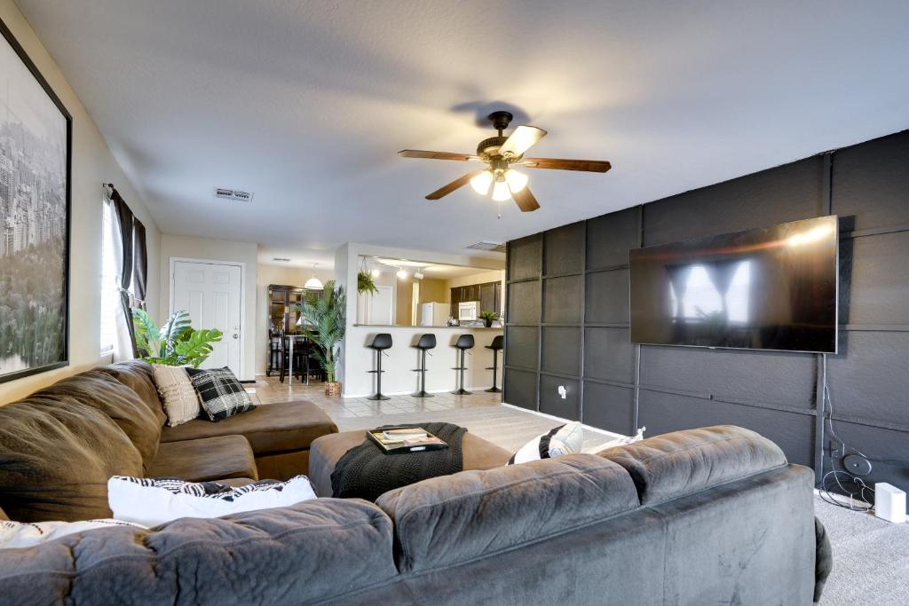 A seating area at Relaxing Phoenix Home with Patio and Fenced-In Yard