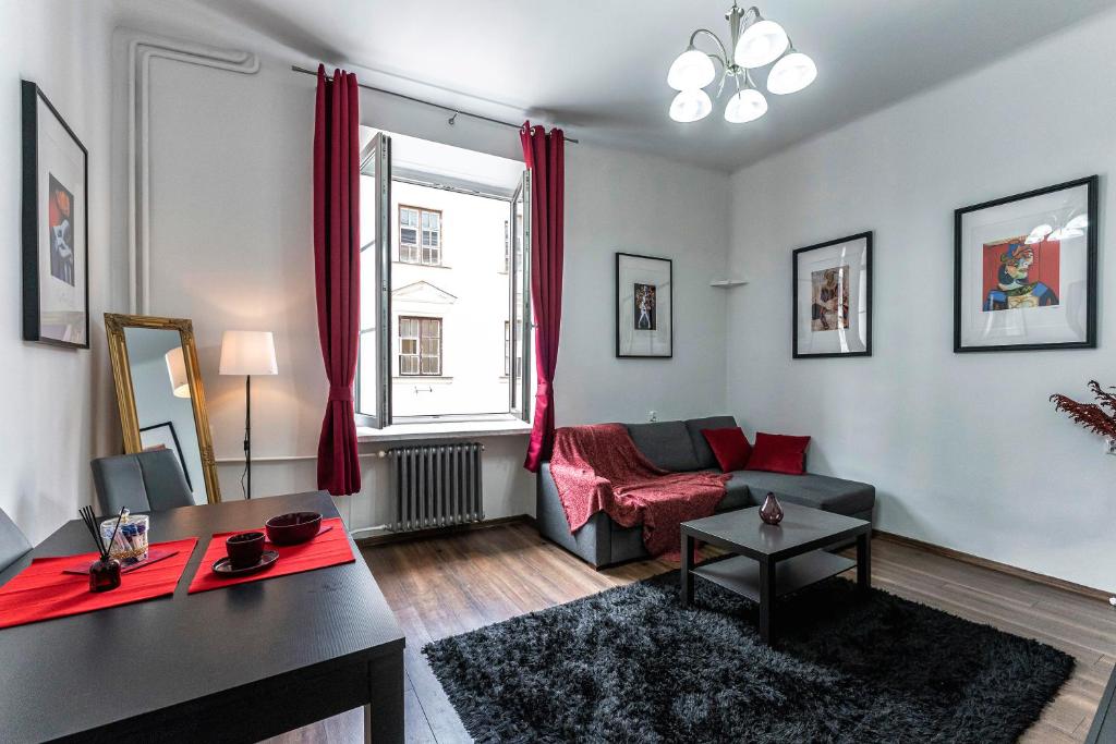 Χώρος καθιστικού στο Wasz Metraż Stare Miasto