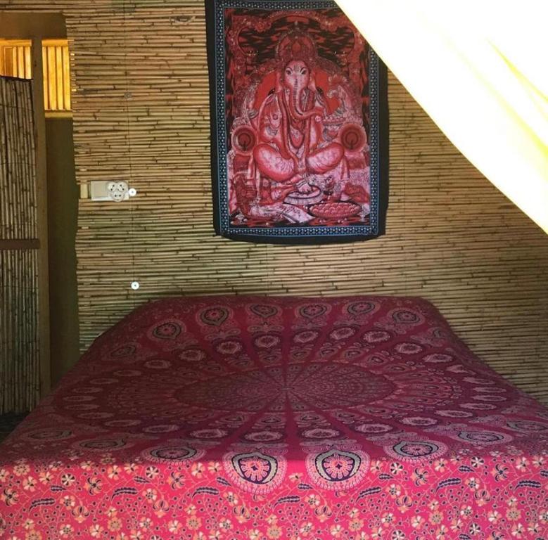 Postel nebo postele na pokoji v ubytování Mandala Camping