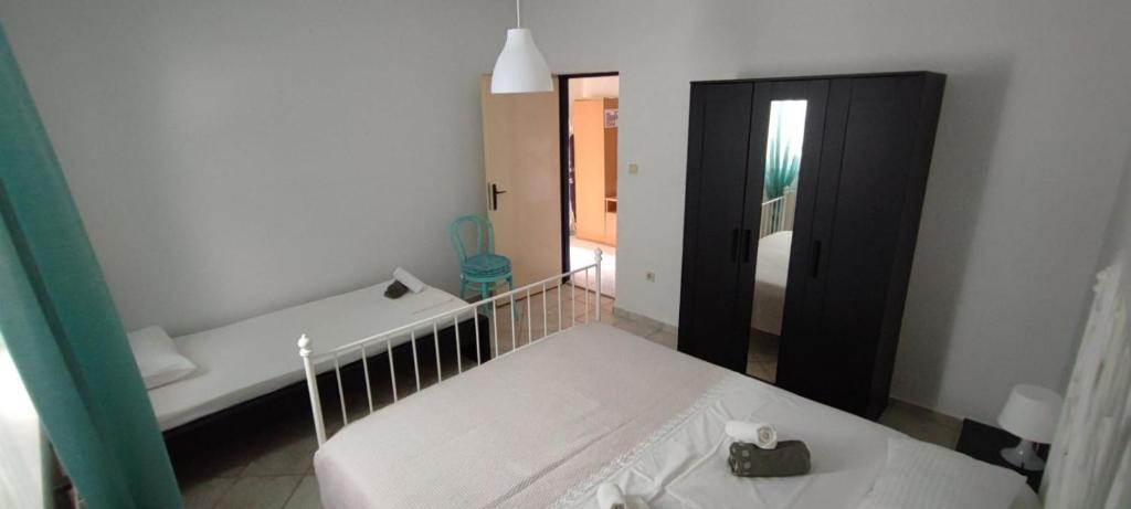 Posteľ alebo postele v izbe v ubytovaní Apartments Mony