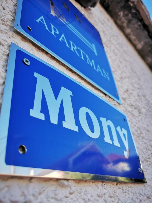 Certifikát, ocenenie alebo iný dokument vystavený v ubytovaní Apartments Mony