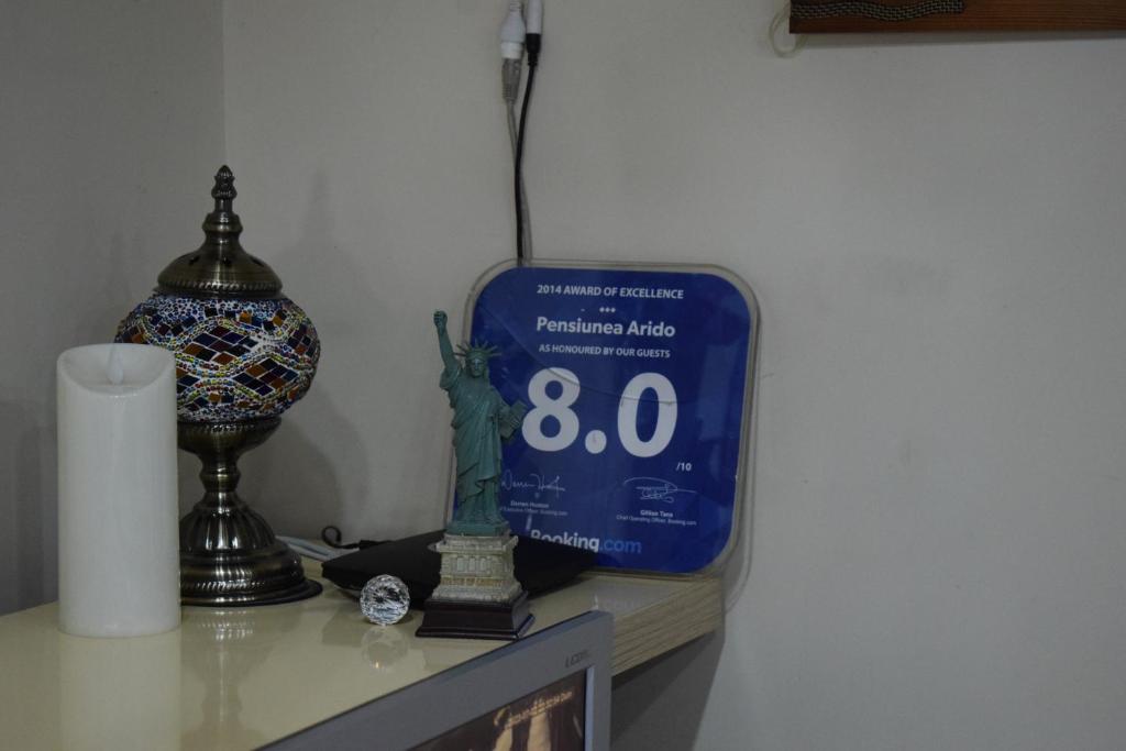 Certifikát, hodnocení, plakát nebo jiný dokument vystavený v ubytování Pensiunea Arido