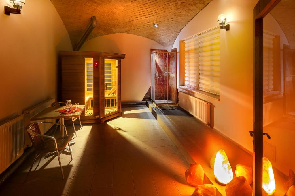 Posezení v ubytování Wellness hotel Lihovar
