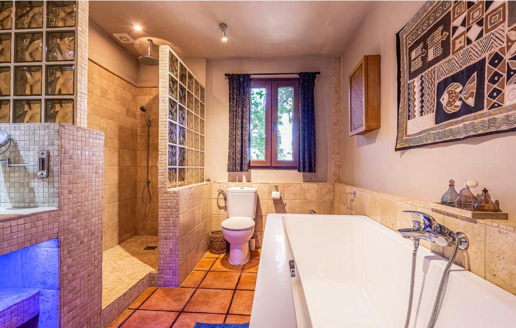 Koupelna v ubytování Casa La Rosa