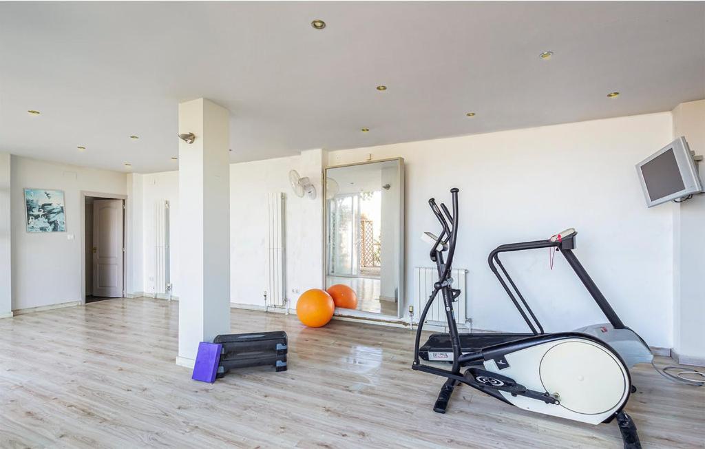 Fitness centrum a/nebo fitness zařízení v ubytování Casa La Rosa